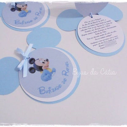 Imagem de Convite de batizado - Mickey