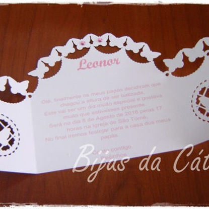 Imagem de Convite de batizado - Borboleta